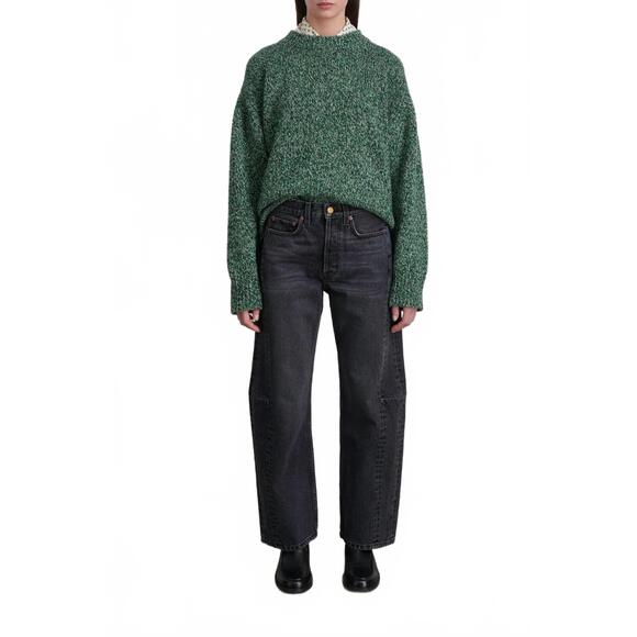 NEW B SIDES slim lasso jean in still black